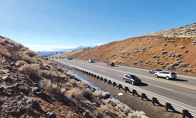 Roughly 50,000 cars travel Pyramid Highway each day.