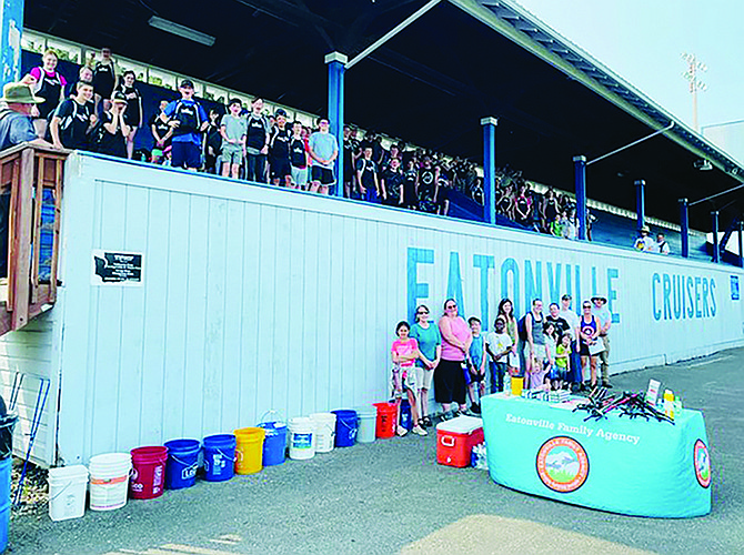 Eatonville second-grader Jackson Smith organized a community trach pickup fundraiser last week to benefit the Eatonville Family Association.