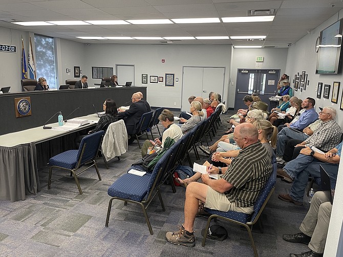 Attendees at the June 1, 2023 Board of Supervisors hearing for the Andersen Ranch West project.