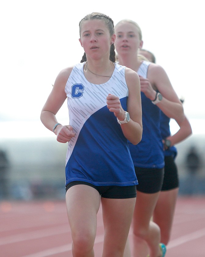 Carson High freshman Hannah Budd earned Class 5A second-team all-region honors in the 800 this spring.
