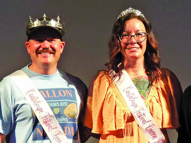 The 2023 Cantaloupe Festival King and Queen, Gordon and Ashley Robertson, were announced last week.