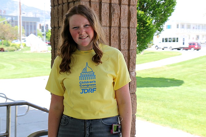 Carson High School student Leah Card, 15, will attend the Juvenile Diabetes Research Foundation’s 2023 Children’s Congress from July 9 to 11 in Washington, D.C.