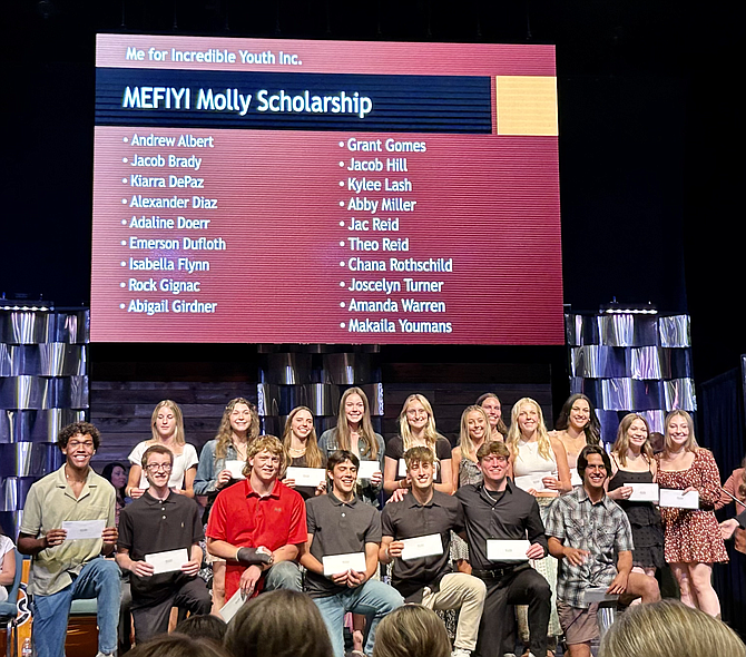 Twenty seniors were awarded scholarships through the MEFIYI Foundation.
