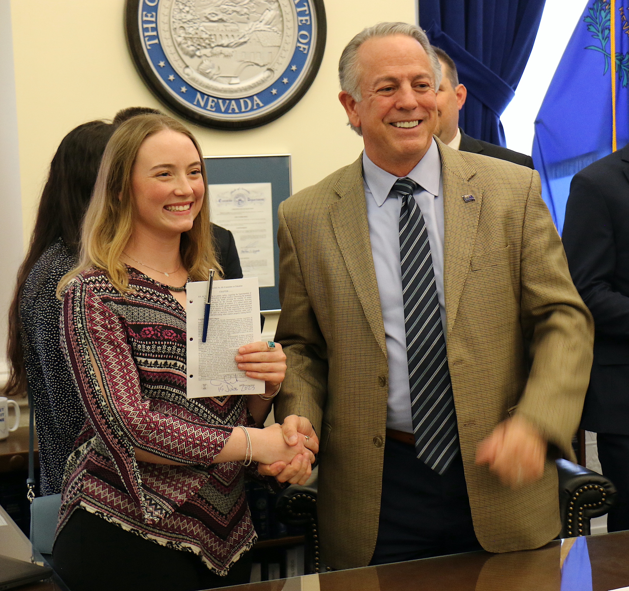 Lombardo signs Carson High graduate's bill | Serving Carson City for over 150 years - Vimarsana News