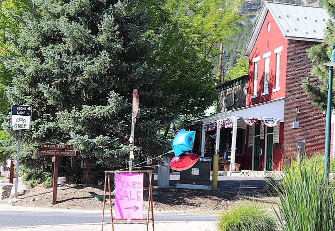 The Genoa Historic District was bustling on Saturday for the annual community yard sale.
