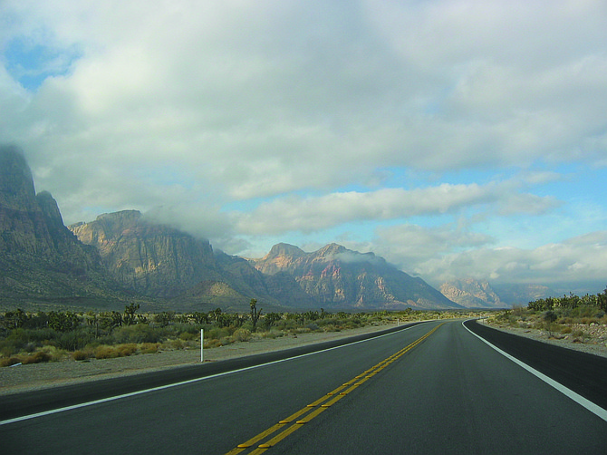 The Springs Mountains and Red Rock Canyon area near Las Vegas are among the most scenic parts of Southern Nevada