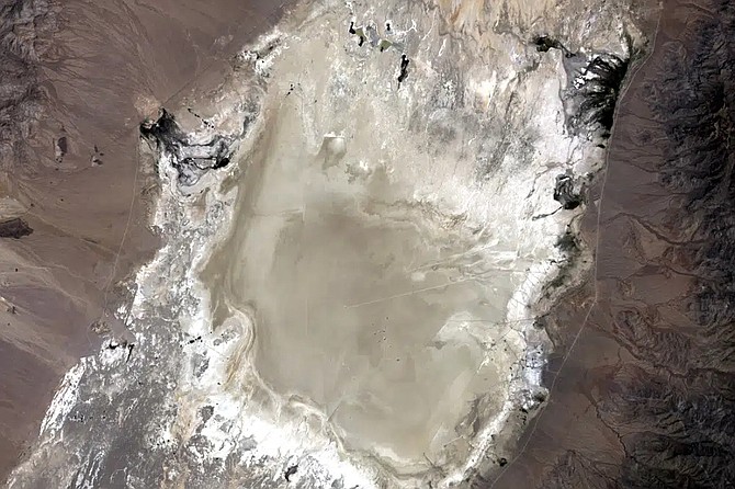 Railroad Valley, a dry lakebed, is used for conducting ground-based calibration of Earth-observing satellite instruments.