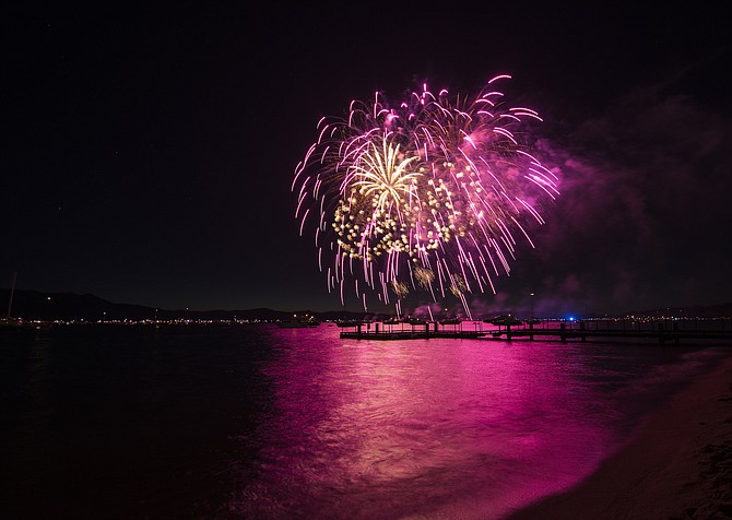 Lights on the Lake is a nationally recognized firework show celebrating the Fourth of July at Stateline.