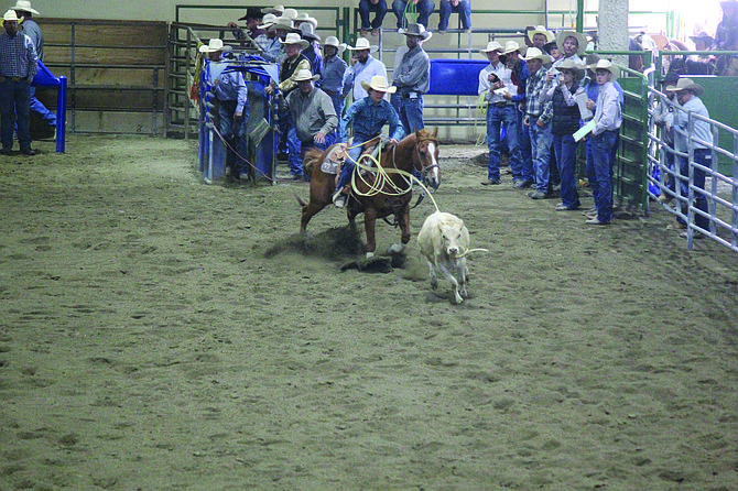 Stix Lee won two events in May’s state rodeo finals before he and teammate Caleb Edgmon competed in the national rodeo in Georgia.