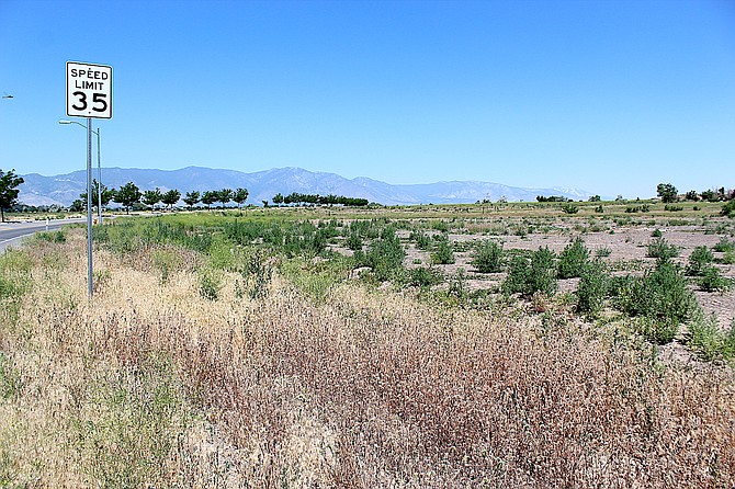 No work has yet been done on a manufactured home project approved near the Muller Parkway roundabout south of Gardnerville that property owners are seeking to expand.