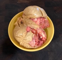 Kate Johnson: Rhubarb cherry ice cream ribbon (recipe) - Vimarsana News