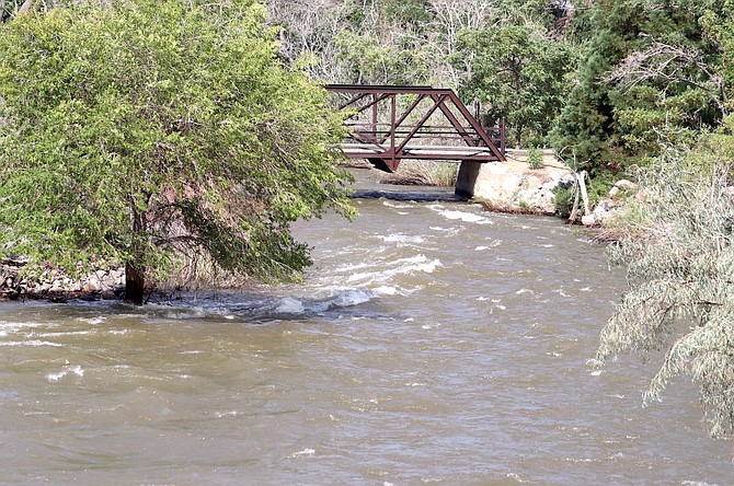 Walker River Irrigation District general manager Bert Bryan reported Mason Valley experienced peak flows of about 3,830 CFS within the past month.