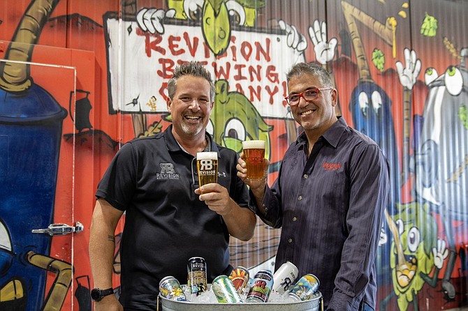 Brewmaster, CEO and Co-Founder of Revision Brewing Co. Jeremy Warren, and CEO, Chef and Co-Owner of Great Basin Brewing Co. Mark Estee.