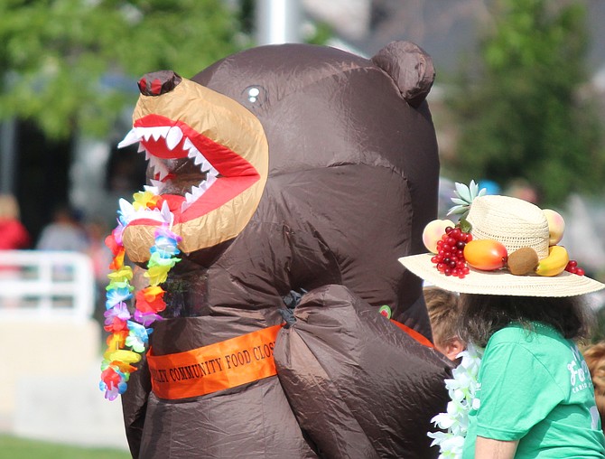 The Carson Valley Community Food Closet bear in last month's Carson Valley Days Parade.