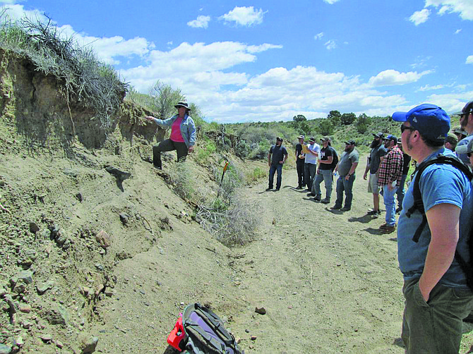 University of Nevada, Reno professor Tamzen Stringham instructs students in the Rangeland and Fire Ecology Program.