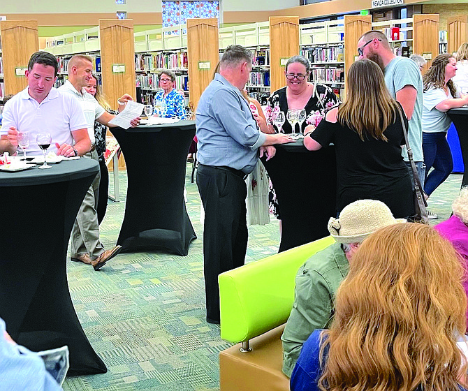A good turnout attended last year’s “Books, Bites and Beverages: A Literary Adventure is Back,” the annual fundraiser for the Churchill County Library. This year’s event is Aug. 11.