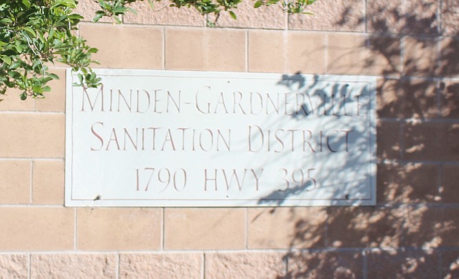 The entrance to the Minden Gardnerville Sanitation District is off Ironwood in Minden.