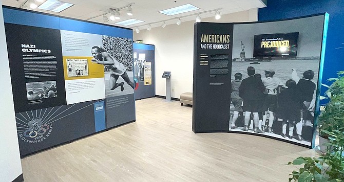 A 1,100-square-foot traveling exhibit is presented at the Northwest Reno Library until Aug. 18.