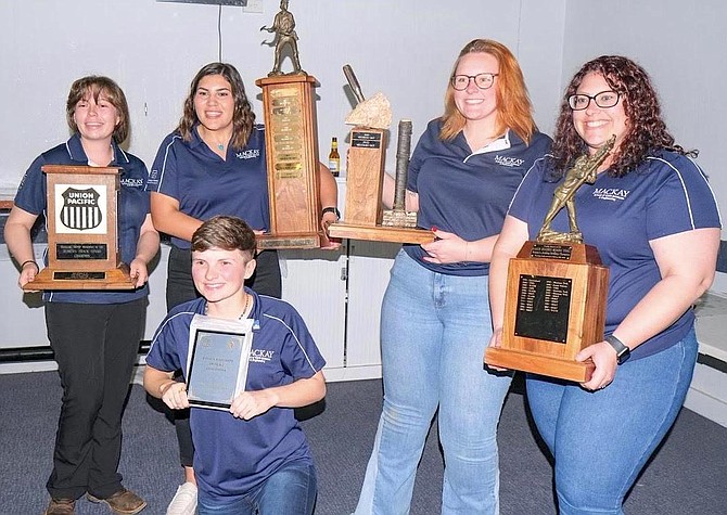 Gillian Hammons, second from the right, was part of the first-place Mackay Muckers at the International Collegiate Mining Competition in Australia.