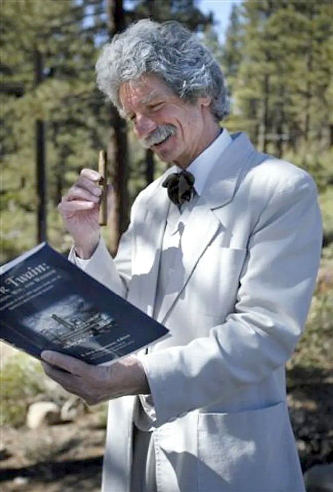 McAvoy Layne as Mark Twain.