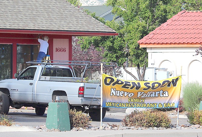 Work on converting the old Minden McDonald’s into a Mexican restaurant continues.