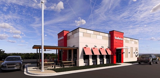 Rendering by Hendon & Huckestein Architects of a Guthrie’s restaurant planned for south Carson City near the intersection of Old Clear Creek Road and Highway 395.
