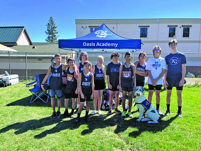 The Bighorns' middle school and high school cross country teams competed in North Tahoe last week.