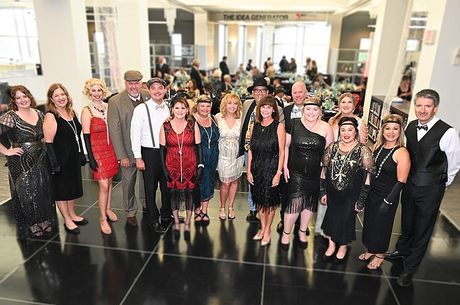 The Western Nevada College Foundation’s Board of Directors and WNC officials celebrate the sixth annual Reach for the Stars Gala on Aug. 12.