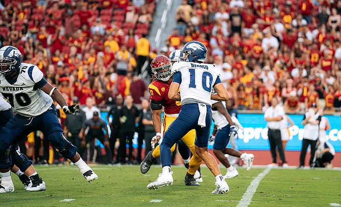 Wolf Pack backup quarterback A.J. Bianco has accounted for Nevada’s only touchdown pass so far this season.