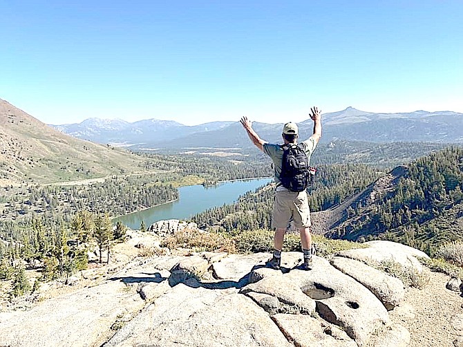 The view from above Red Lake on the south side of Frog Lake in Alpine County on Sept. 19. There might be a little snow on this vantage point by the weekend. Photo special to The R-C by Ron Sanchez