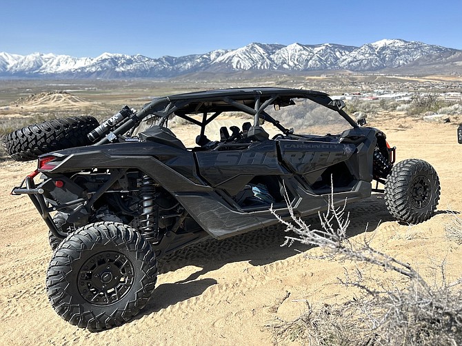 Carson City Sheriff’s Office’s Polaris RZR used in off-road patrols.