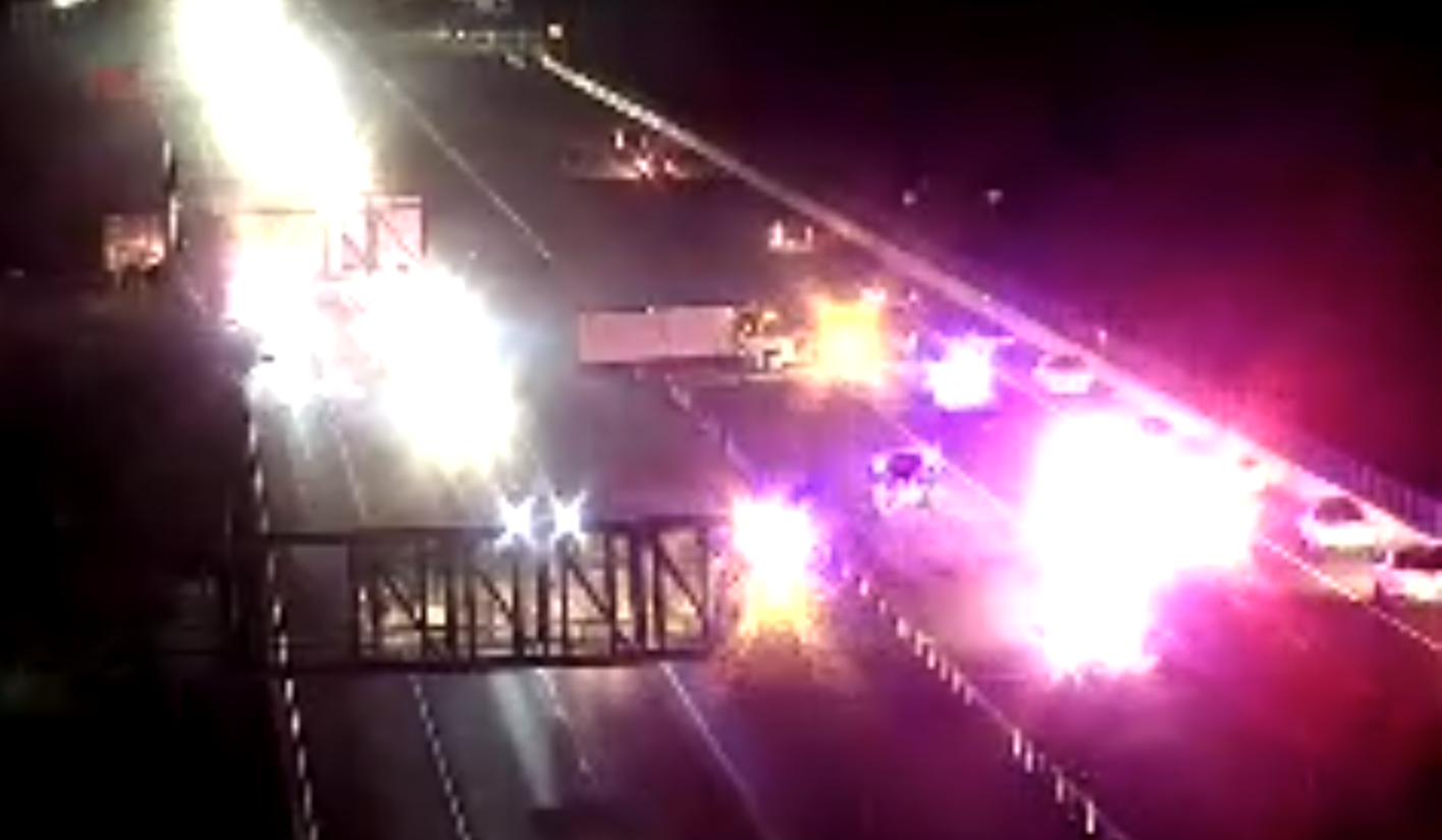 Update: All lanes open after crash involving semi truck reported on I ...