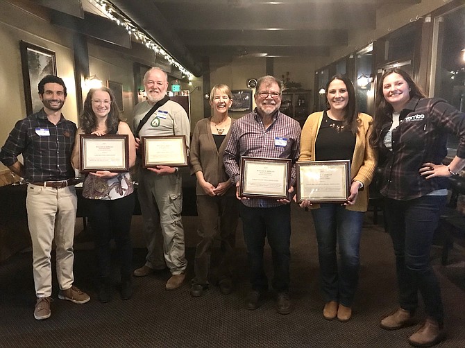 Honorees at the third annual William A. Morgan Foundation represented the Tahoe Rim Trail Association, the Tahoe Area Mountain Biking Association, the Carson Valley Trails Assocation and the Alpine Trails Association.