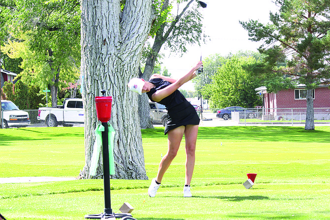 Lowry's Katie Cassinelli is playing in the NIAA 3A State Championships in Mesquite. Cassinelli was named to the Northern 3A first team and had the second best average in the Northern 3A.