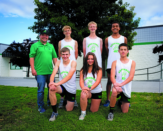 The Fallon cross country team will compete in Friday’s 3A Northern region meet in Reno. The team includes, front row, from left: Jackson Barbee, Abigail Lacow and Leojro Chavez. Back row, from left: Sean Lacow (coach), William McNeill, Alexander Sorensen and Takoda Pacheco.