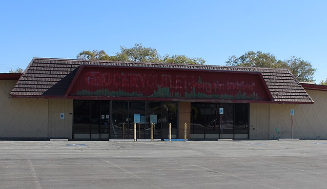 The empty building at 1831 N. Carson St. on Tuesday. Carson Antiques and Collectibles Mall plans to relocate to the building in mid-November.