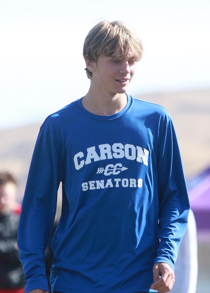 Saywer Macy broke Carson High’s 5K record Saturday at the Flat SAC Invitational with a time of 15:36, besting the previous record by 22 seconds. Macy and the Senators will be running at the Class 5A Northern Regional meet Friday.