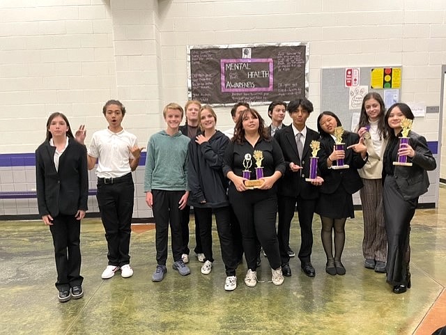 Carson High School’s debate team members performed Oct. 21 and 22 at the second season tournament at Spanish Springs High School, which hosted 15 schools and 183 competitors. CHS members qualified for elimination rounds.