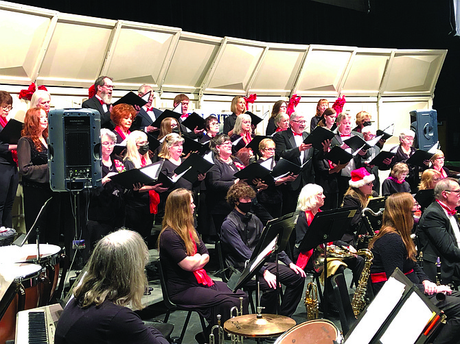 Carson City Symphony and Carson Chamber Singers in previous Holiday Treat concert at the Carson City Community Center.