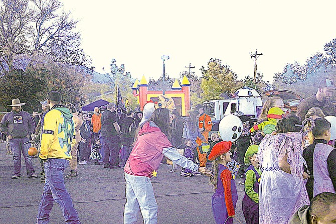 Trunk or Treat in Gardnerville on Tuesday evening.