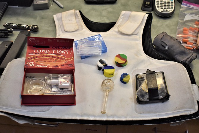 The Carson City Sheriff’s Office Special Enforcement Team made two arrests on Thursday on suspicion felony drug and weapon charges.