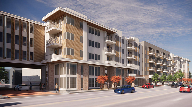 Lincoln Avenue Capital recently broke ground on Pinyon Apartments, which consists of 252 units across two five-story buildings and a 280-space parking garage on 2.92 acres.
