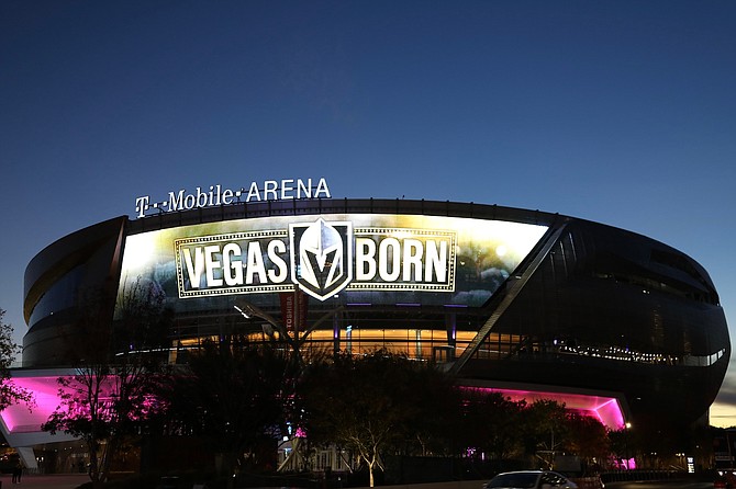 T-Mobile Arena in Las Vegas, home of the Vegas Golden Knights.