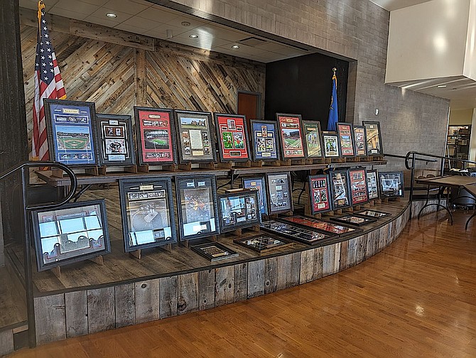 Sports and entertainment memorabilia are among the items up for auction in the Douglas County Community Center Foundation's annual fundraiser. The fundraiser wraps up Dec. 15.
