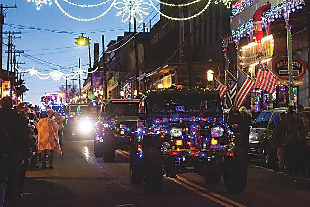 The Parade of Lights during Christmas on the Comstock in Virginia City.