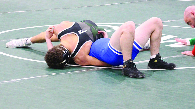 Fallon senior Jaiden McFadden finished 4-2 in Saturday’s Earl Wilkins tournament as the Greenwave posted a 4-1-1 record in the annual duals tournament.
