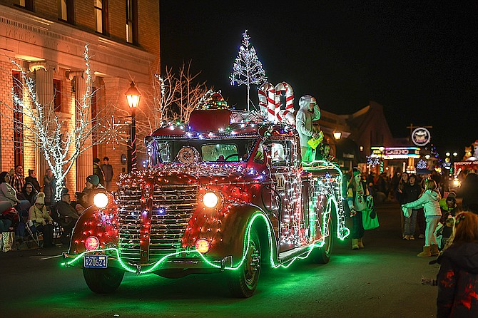 A regular feature in parades, including Saturday’s Parade of Lights, Minden’s 1937 American LaFrance was purchased new by Douglas County in 1938 for $7,990.