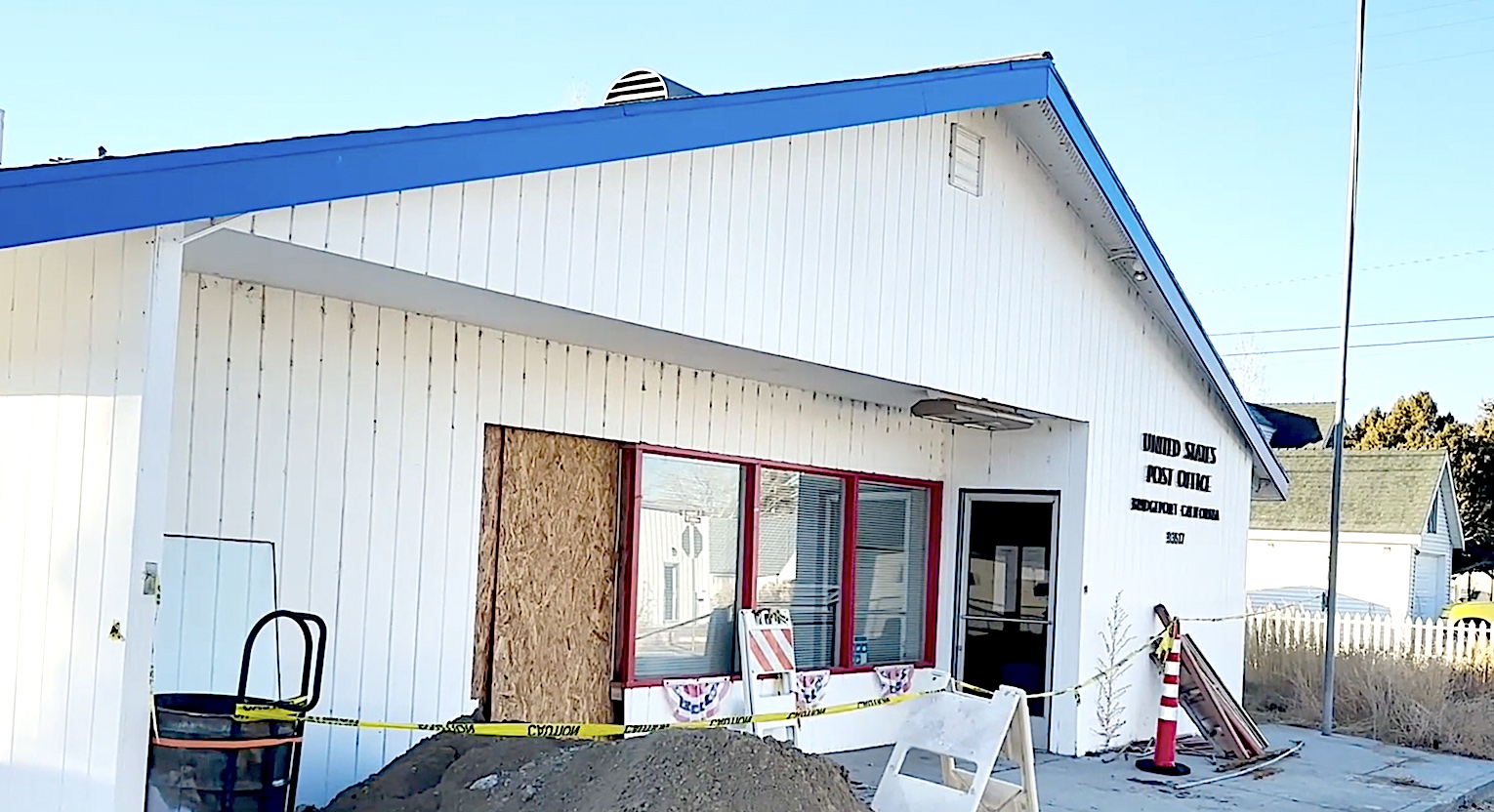Work continues on Bridgeport Post Office Serving MindenGardnerville and Carson Valley