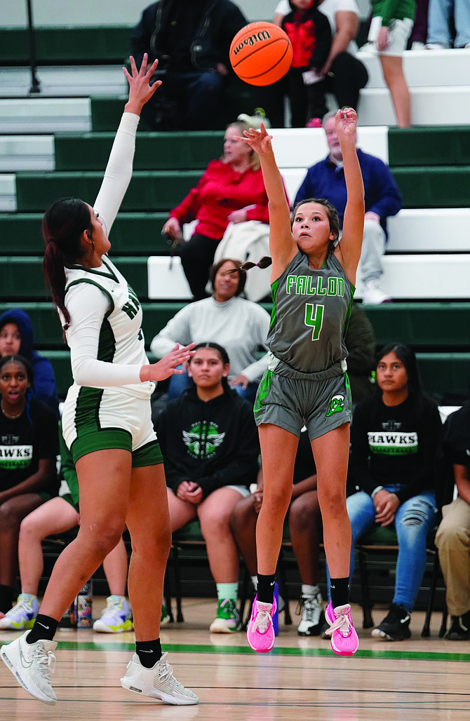 Fallon sophomore Jada Anastasio led the team in scoring during its three-game winning streak, which started with a three-point road win over Reed last week.