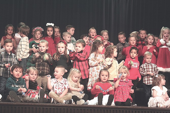 Trinity Lutheran Preschool performed “The Story of Christmas” for family and friends Tuesday, showcasing what they learned about Christmas.